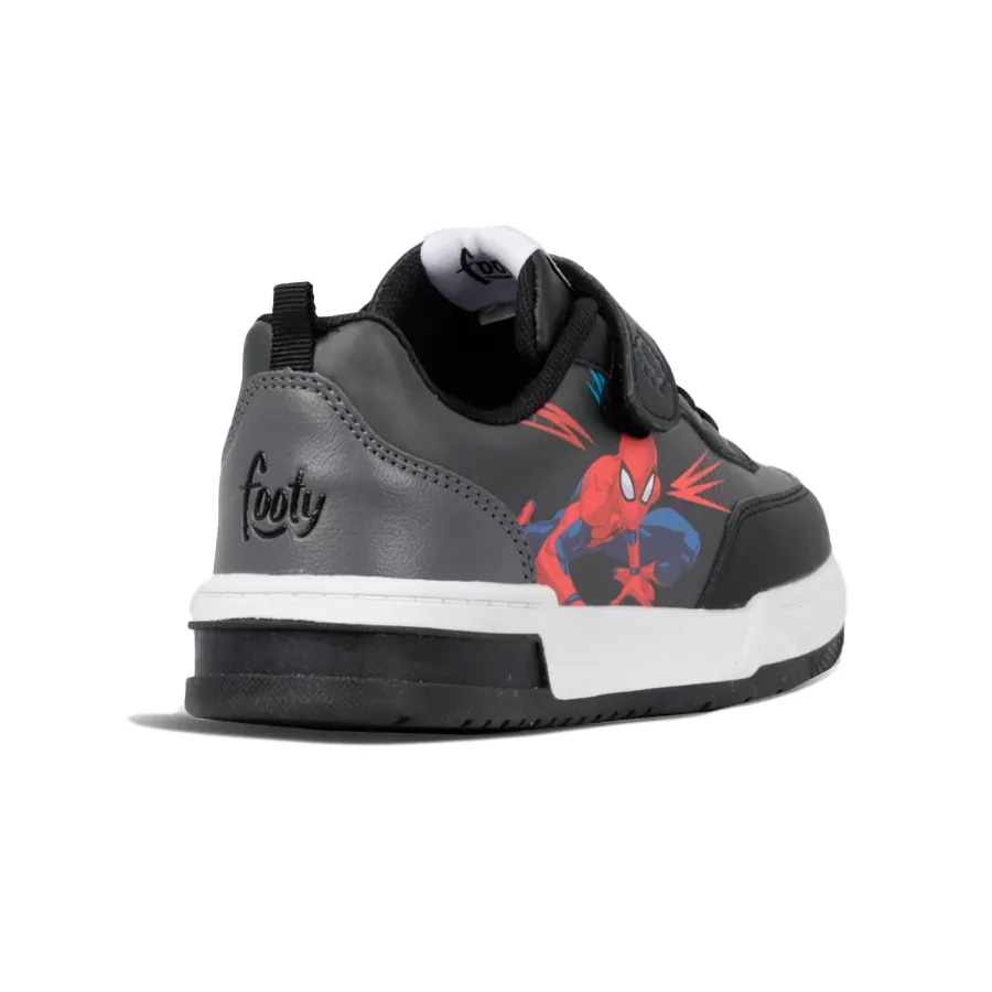 Imagen 1 de 3 de Zapatillas Footy Spiderman-NEGRO/GRAFITO/ROJO