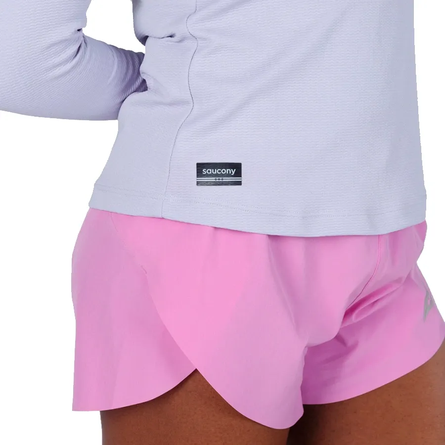 Imagen 2 de 3 de Buzo Saucony Thermal Top Triumph 3D Crew-LILA