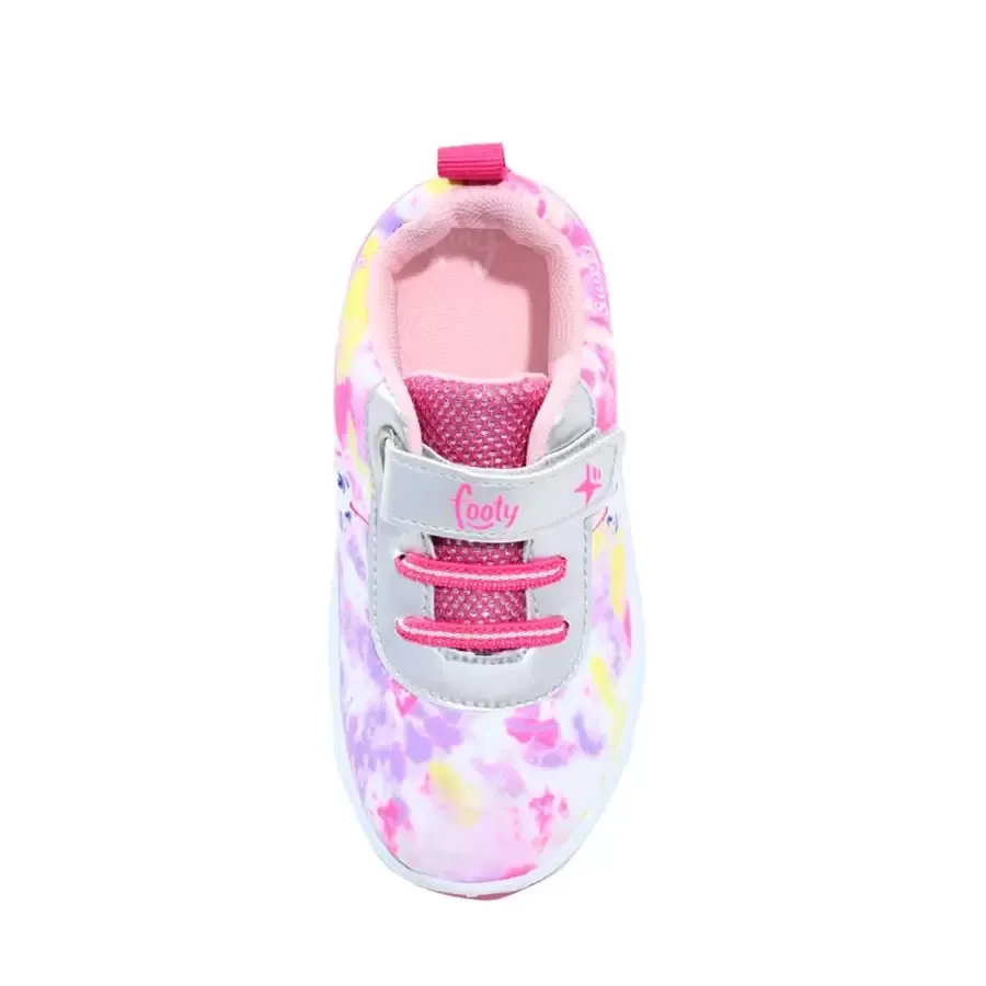 Imagen 2 de 4 de Zapatillas Footy Inyectada C/Luz-ROSA/PLATA