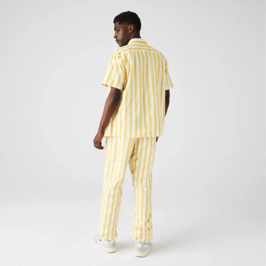 Imagen 2 de 5 de Pantalón Lacoste Chándal a Rayas-BLANCO/AMARILLO