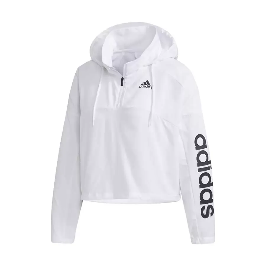 Imagen 5 de 6 de Buzo adidas Rompevientos Activated Tech-BLANCO/NEGRO