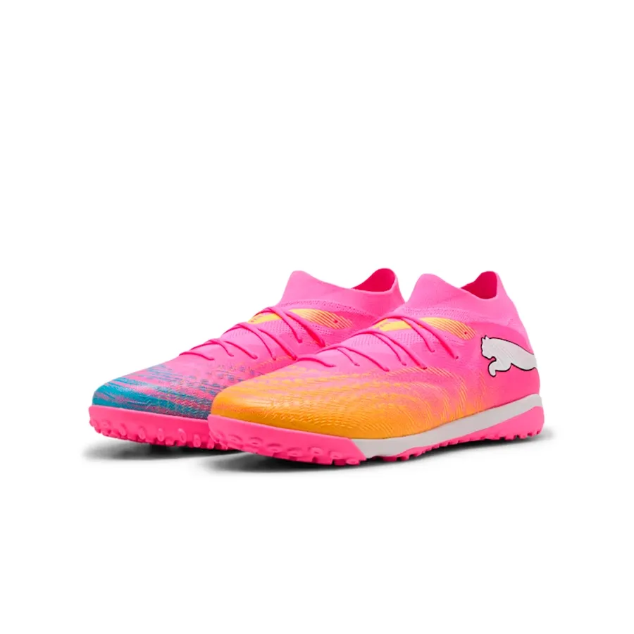 Imagen 6 de 7 de Botines Puma Future 9 Match Tf-ROSA FLUOR/TURQUESA/AMARILLO FLUOR