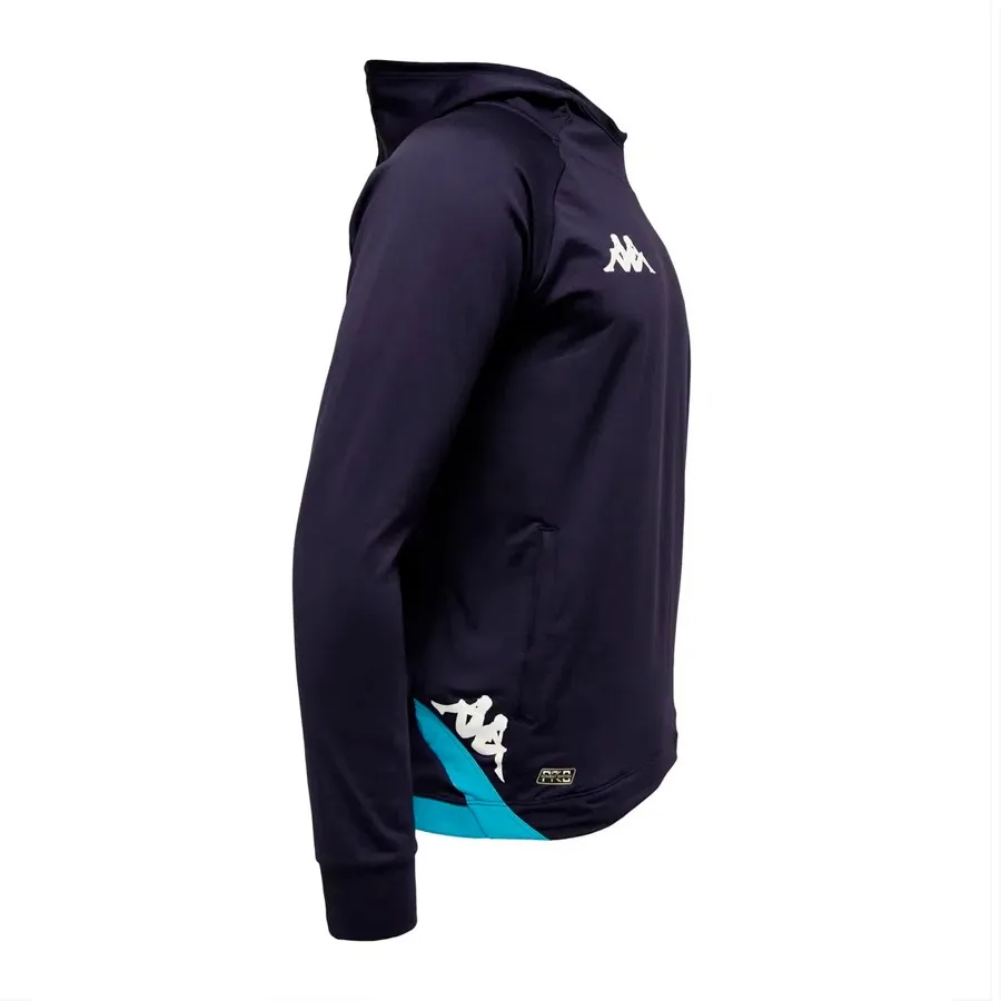 Imagen 3 de 6 de Buzo Kappa Racing 23-MARINO/TURQUESA