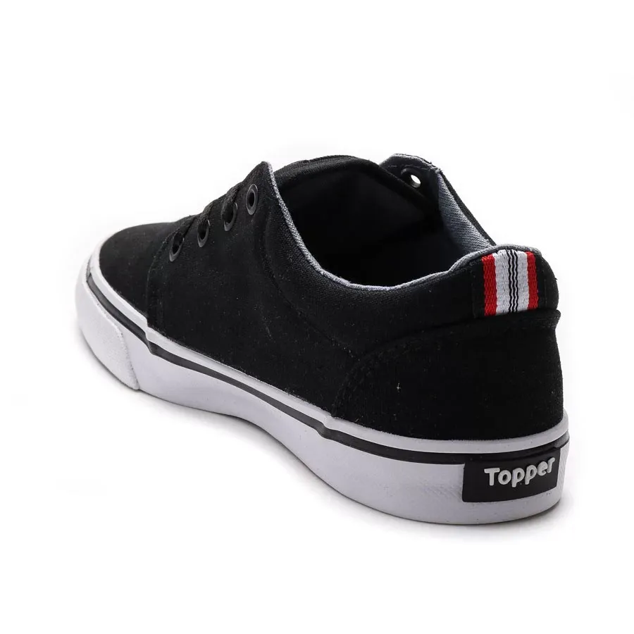 Imagen 2 de 4 de Zapatillas Topper Carson-NEGRO/GRIS