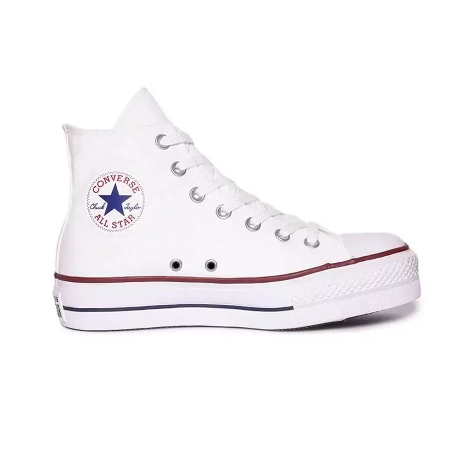 Imagen 2 de 4 de Zapatillas Converse Ct All Star Plataform Hi-BLANCO