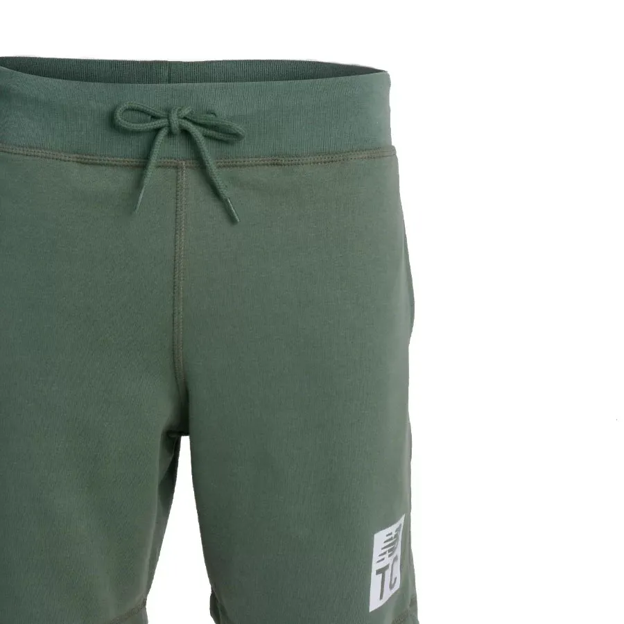 Imagen 3 de 4 de Shorts New Balance Essentials Nbtc-VERDE/BLANCO