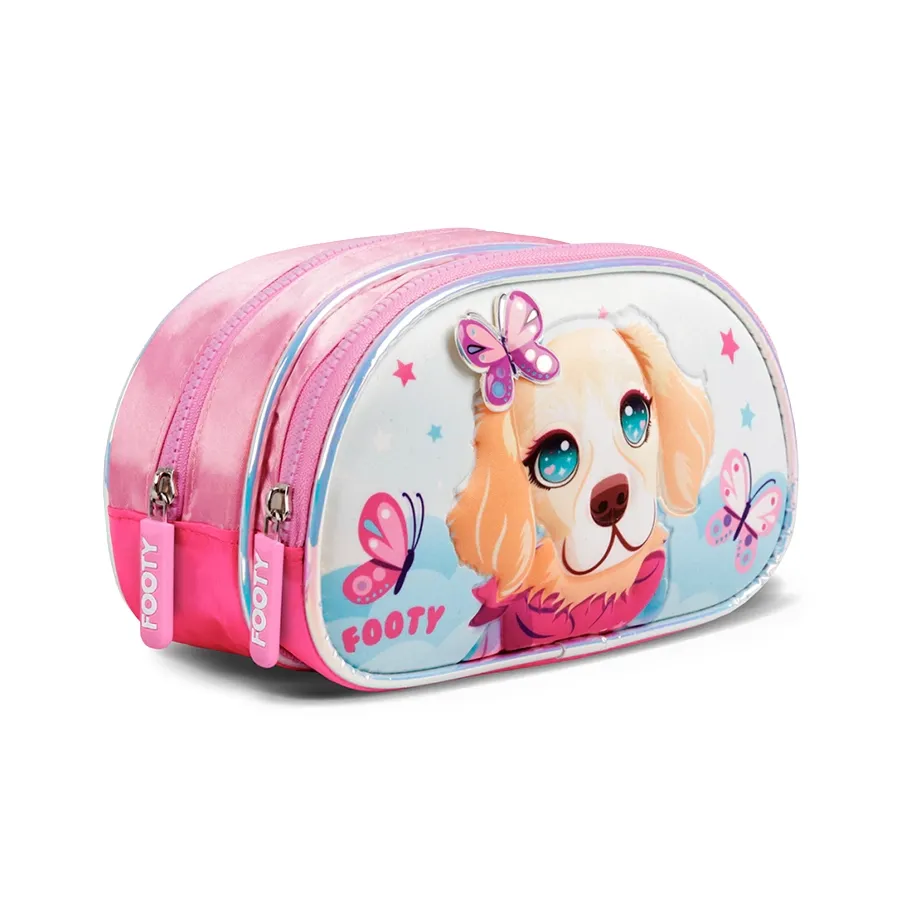 Imagen 1 de 2 de Cartuchera Footy Doggie Love-ROSA