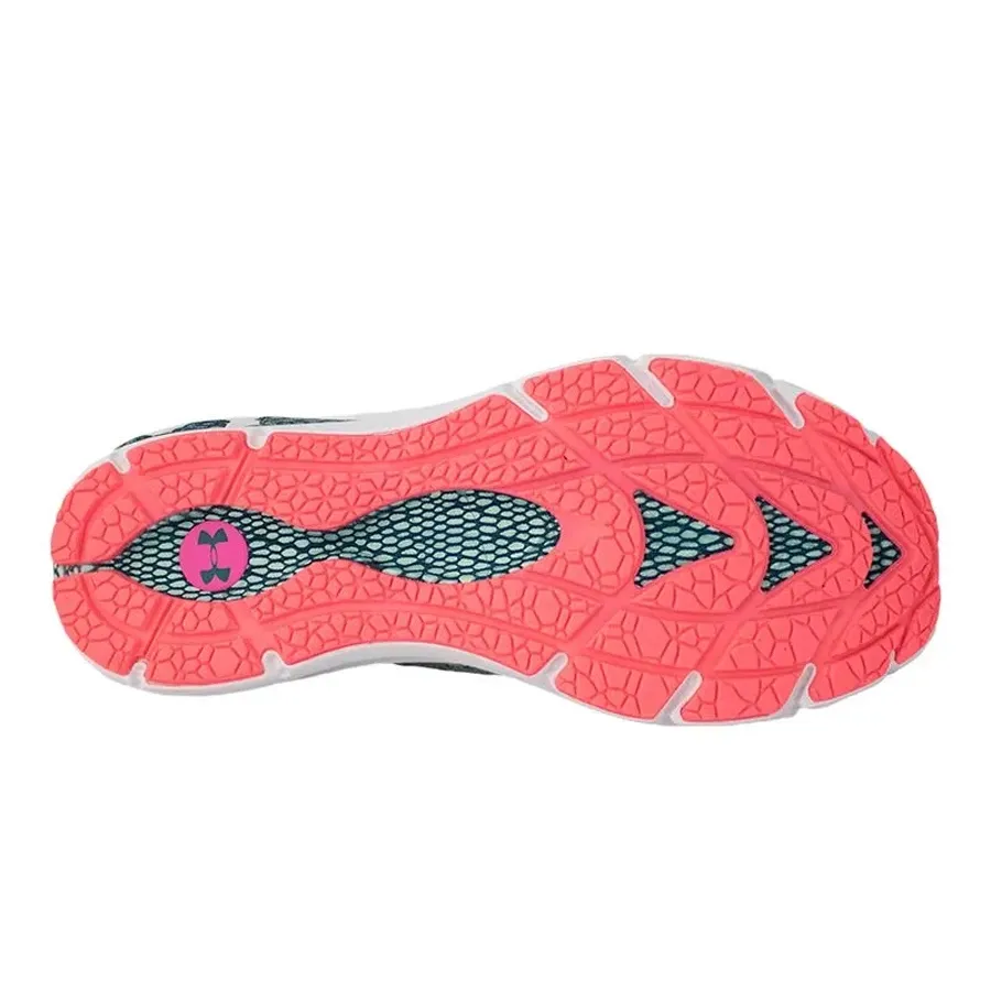 Imagen 3 de 4 de Zapatillas Under Armour Hovr Overlap-VERDE AGUA/PETROLEO/ROSA FLUOR