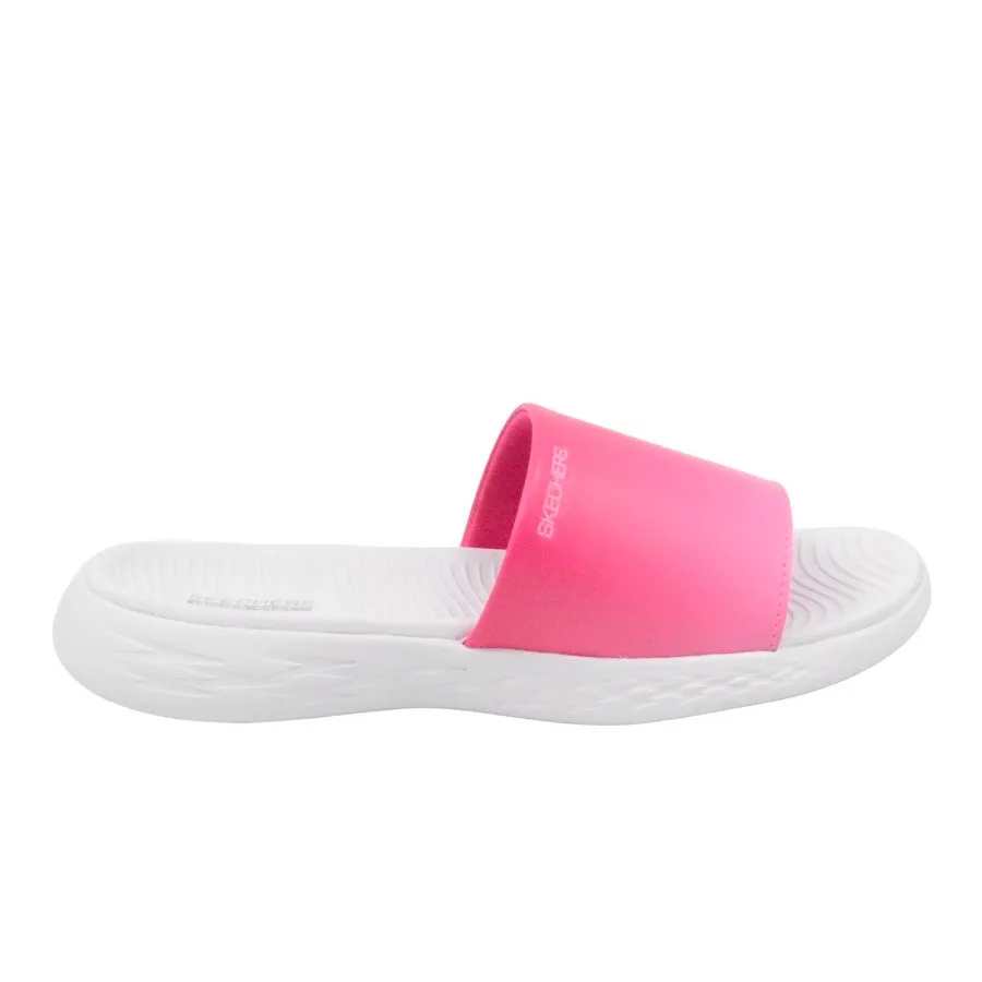 Imagen 1 de 6 de Ojotas Skechers Br On The GO 600-ROSA/BLANCO