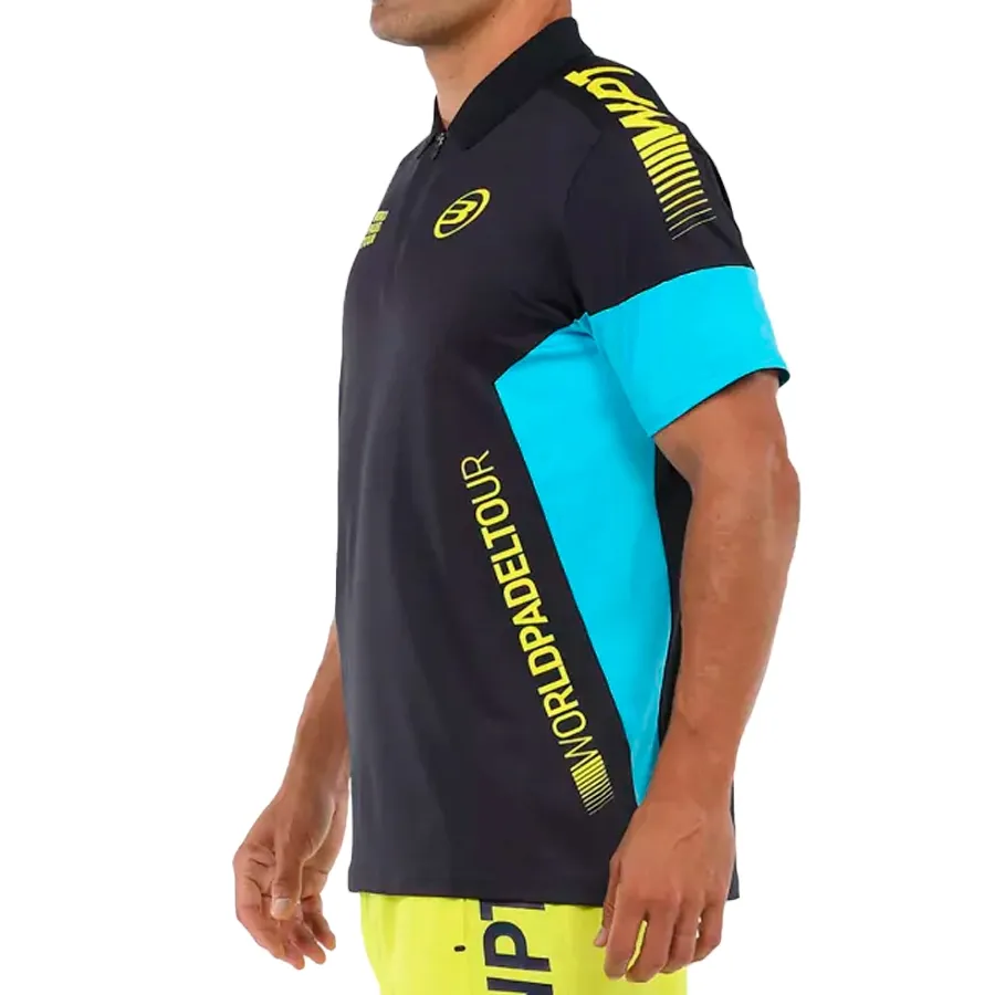 Imagen 1 de 3 de Remera Bullpadel Vichada-MARINO/AMARILLO FLUOR