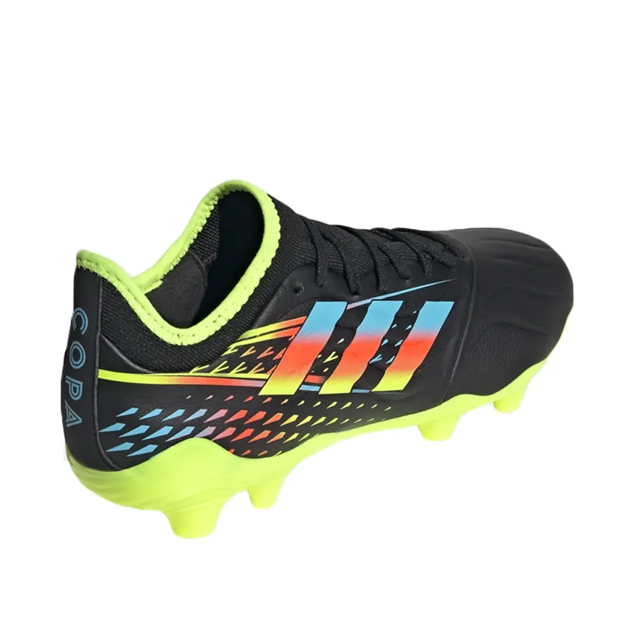 Imagen 3 de 8 de Botines adidas Copa Sense.3 Fg-NEGRO/AMARILLO FLUOR/NARANJA FLUOR