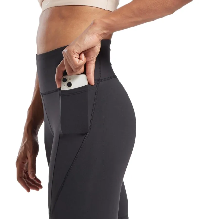 Imagen 4 de 6 de Calza Reebok Biker Lux Rise-NEGRO