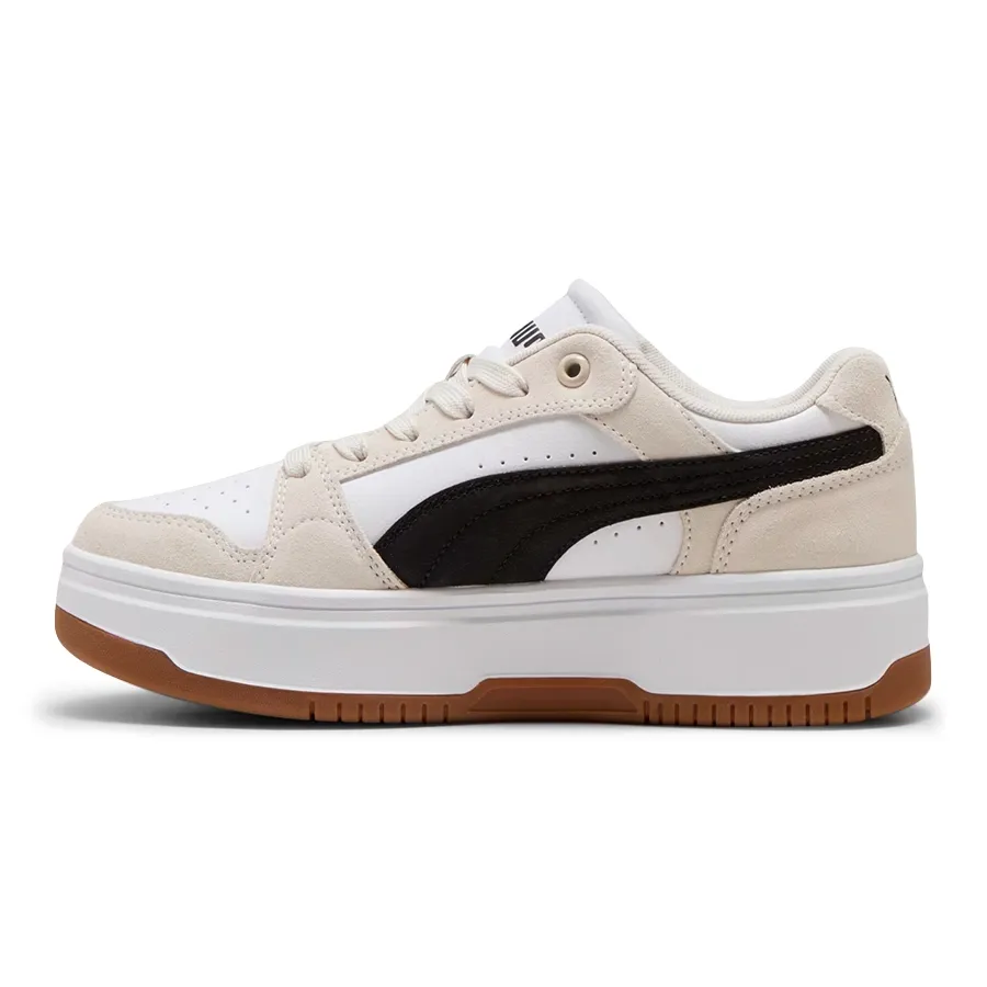 Imagen 2 de 7 de Zapatillas Puma Rebound Femme Low-BLANCO/BEIGE/NEGRO
