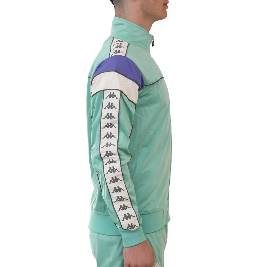 Imagen 1 de 5 de Campera Kappa Banda Merez-VERDE AGUA/BEIGE/VIOLETA