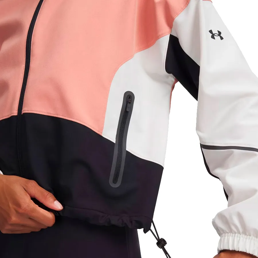 Imagen 2 de 3 de Campera Under Armour Unstoppable-SALMON/NEGRO