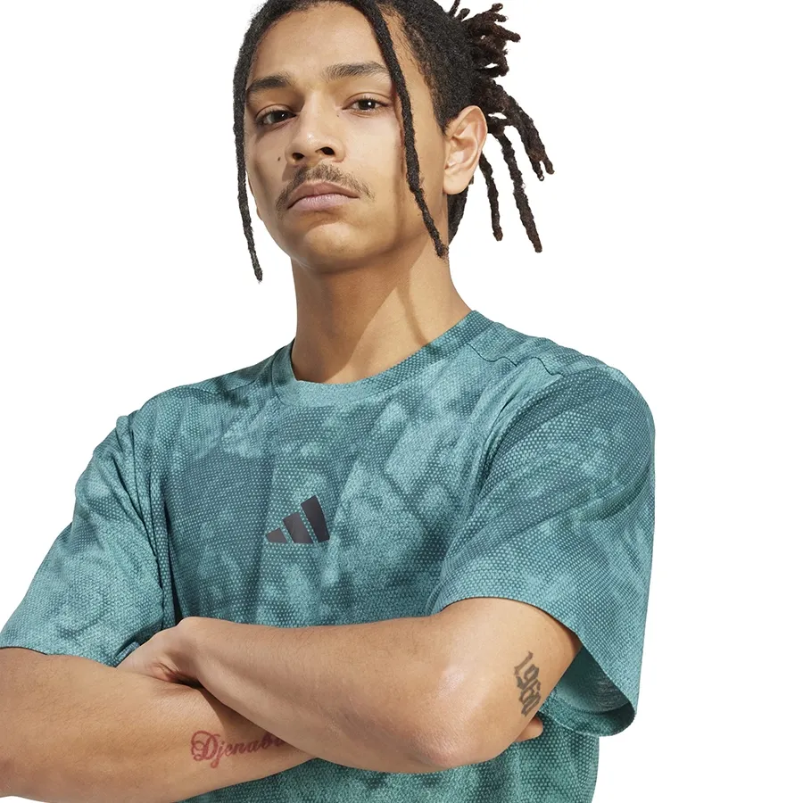 Imagen 2 de 5 de Remera adidas PrimeLift-AQUA/PETROLEO