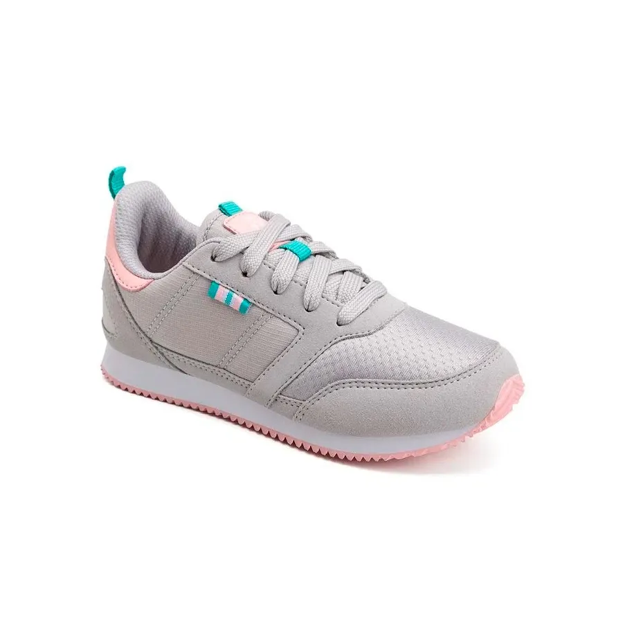 Imagen 1 de 4 de Zapatillas Topper T700 Kids-GRIS/ROSA/VERDE