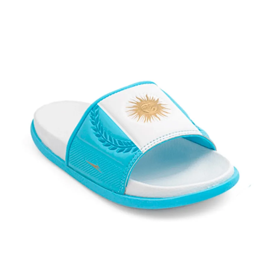 Imagen 2 de 4 de Ojotas Bagunza Arg10 Titular 25-BLANCO/CELESTE