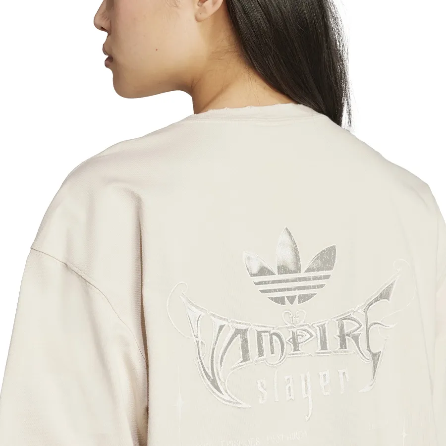 Imagen 3 de 5 de Remera adidas originals Extragrande 20th Century-NATURAL