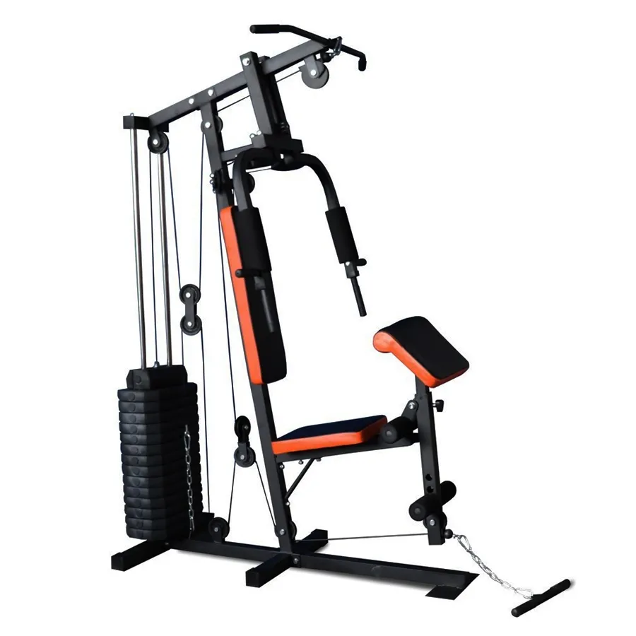 Imagen 1 de 2 de Ranbak Multigimnasio Con Banco Scott-NEGRO