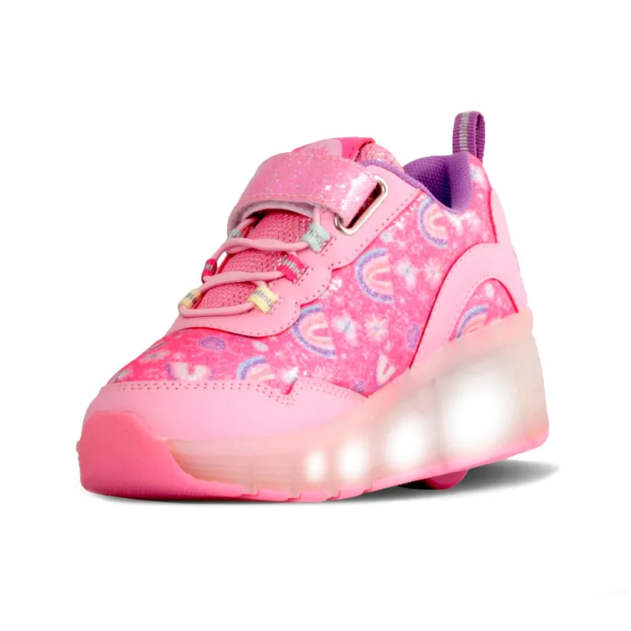 Imagen 1 de 3 de Zapatillas Footy Roller Arcoiris Glitter-FUCSIA/ROSA/LILA