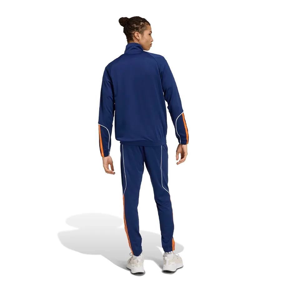 Imagen 2 de 7 de Conjunto adidas Deportivo 3 Stripes Stadium-MARINO/NARANJA