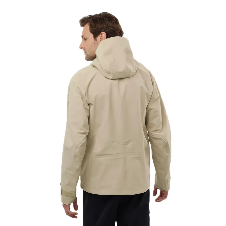 Imagen 4 de 6 de Campera Salomon Qst 3L Shell-BEIGE