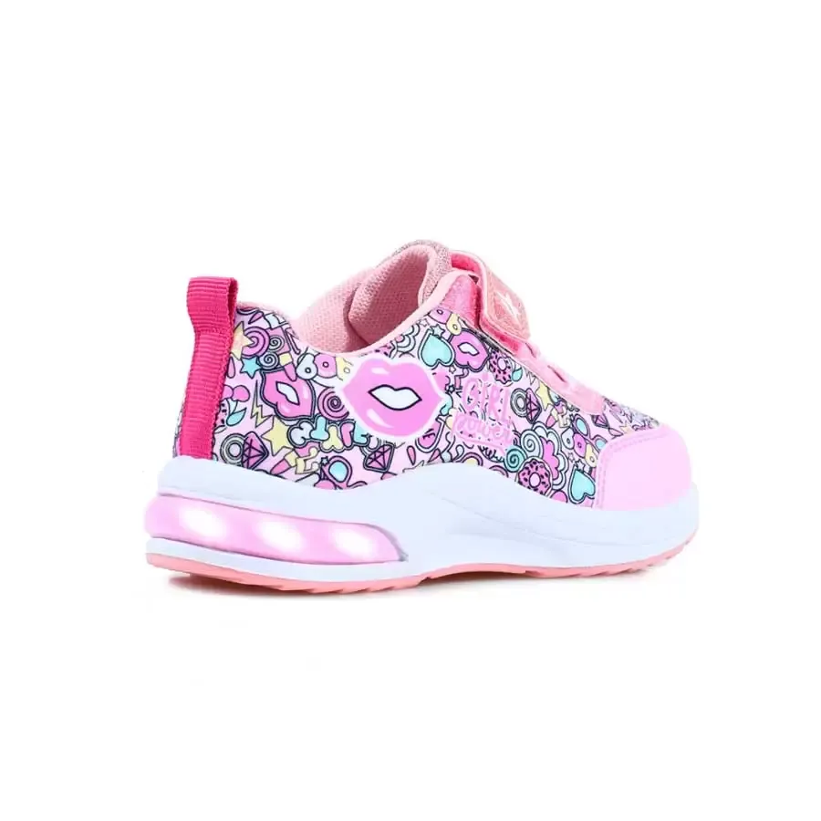 Imagen 2 de 4 de Zapatillas Footy Inyectada C/Luz-ROSA