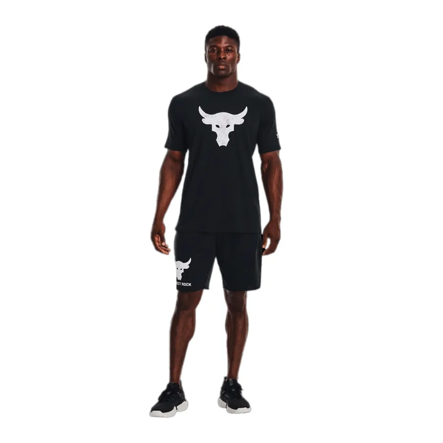 Imagen 1 de 4 de Remera Under Armour Pjt Brahma Bull Ss-NEGRO/BLANCO