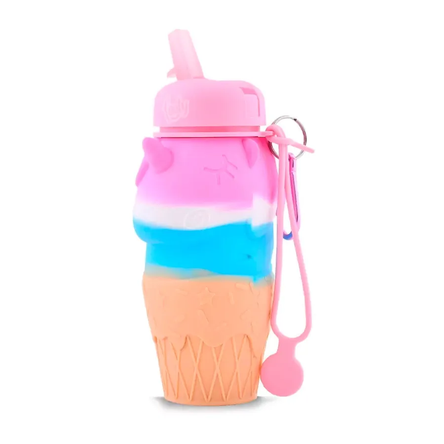 Imagen 0 de 1 de Botella de Silicona Footy-ROSA/CELESTE/MARRON