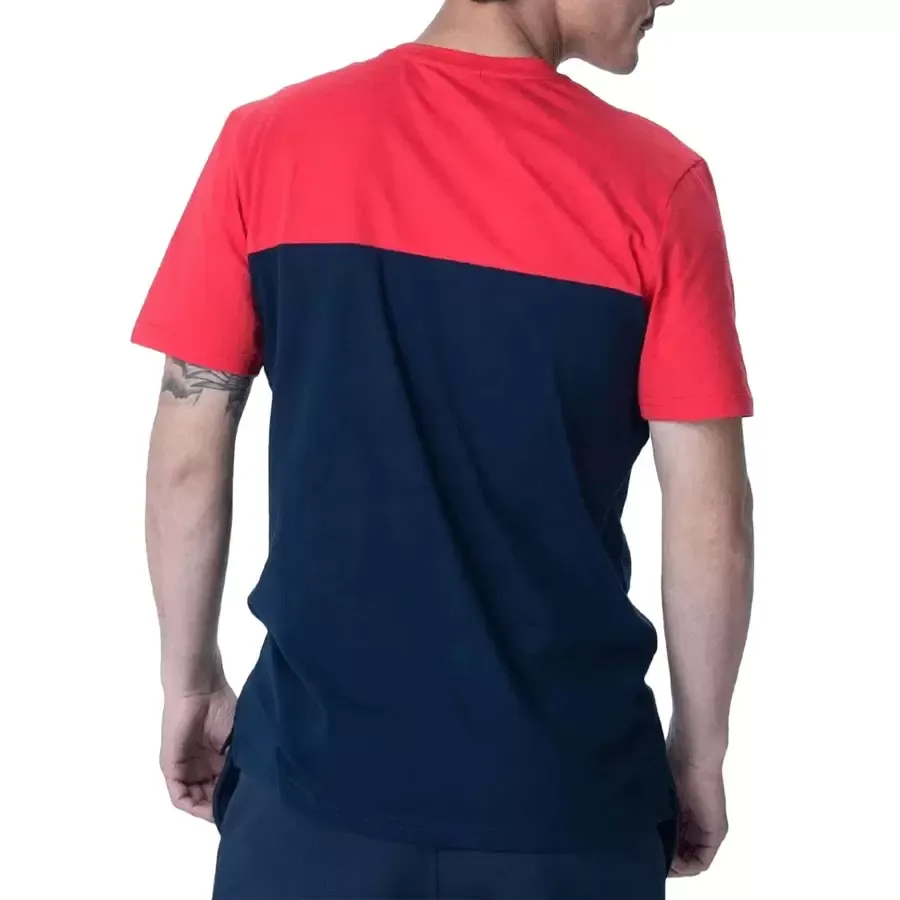 Imagen 1 de 3 de Remera Fila Letter Colors-ROJO/BLANCO/MARINO