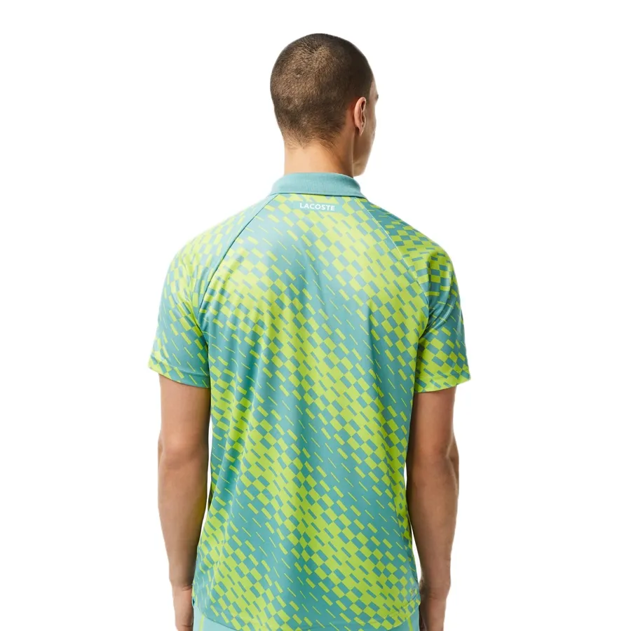 Imagen 1 de 5 de Remera Lacoste Novak Djokovic-VERDE/LIMA