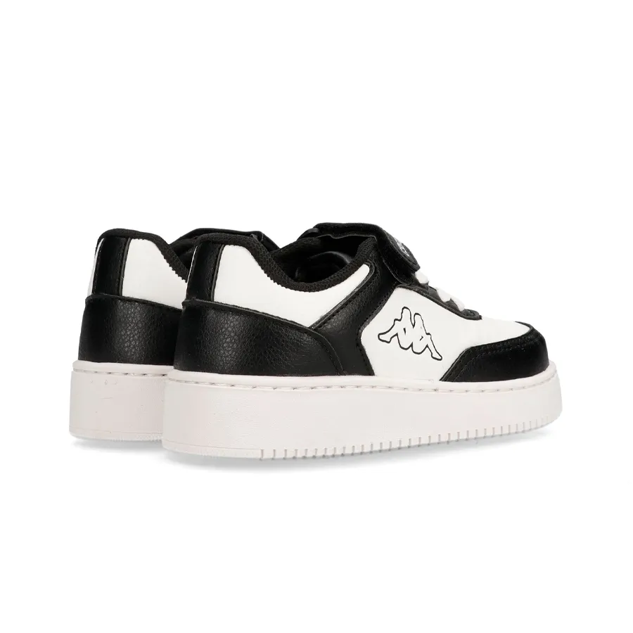 Imagen 2 de 5 de Zapatillas Kappa Logo Linate Velcro Kid-NEGRO/BLANCO