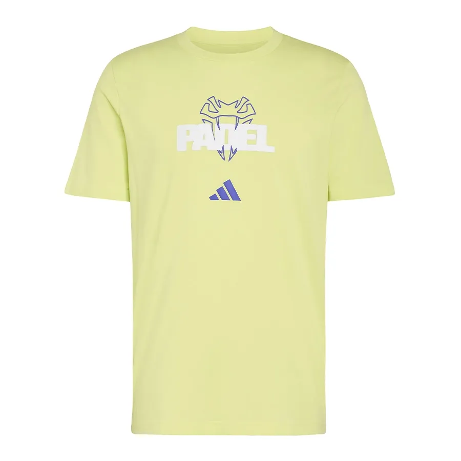 Imagen 2 de 5 de Remera adidas Pádel Graphic-PLATA/AMARILLO