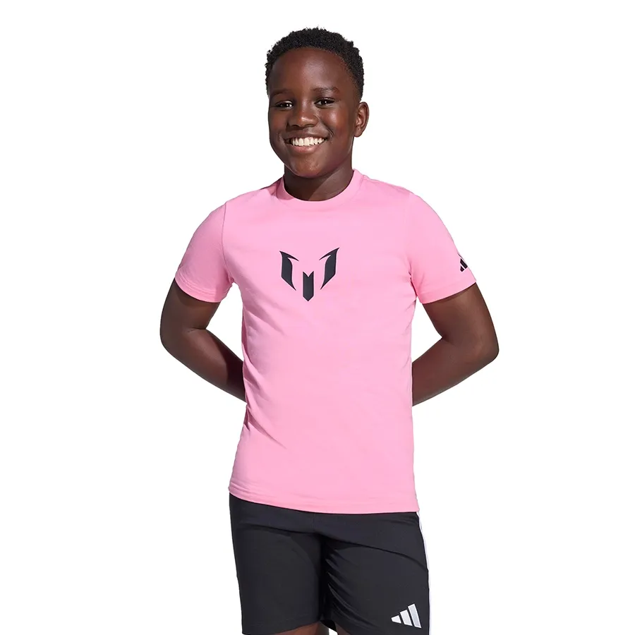 Imagen 0 de 5 de Remera adidas Messi N&N Graphic-ROSA/NEGRO