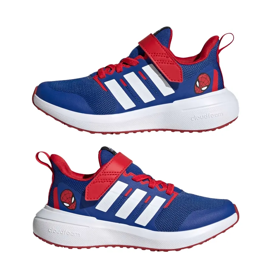 Imagen 3 de 7 de Zapatillas adidas Fortarun 2.0 Spider-AZUL/ROJO/BLANCO