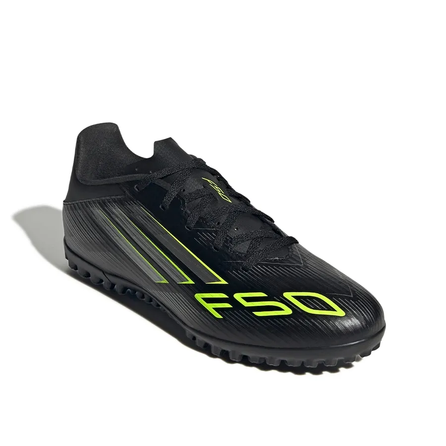 Imagen 1 de 7 de Botines adidas F50 Club Tf-NEGRO/PLATA/VERDE FLUOR