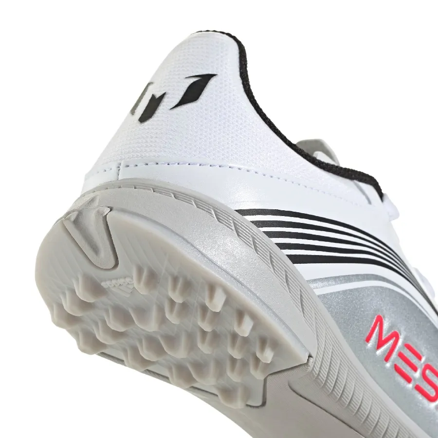 Imagen 6 de 7 de Botines adidas F50 Messi Legue Tf-BLANCO/NEGRO/PLATA