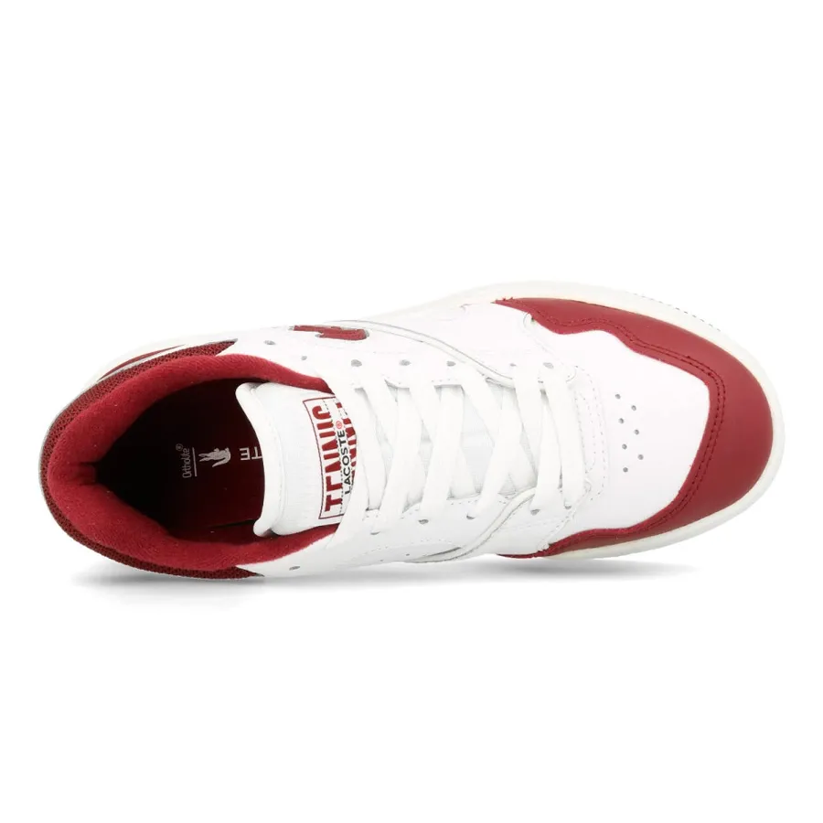 Imagen 4 de 6 de Zapatillas Lacoste Lineshot-BLANCO/BORDO