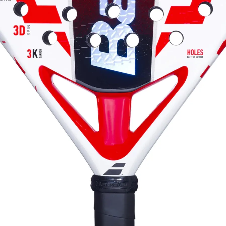 Imagen 4 de 6 de Paleta Babolat Technical Viper Juan Lebron 2.5-BLANCO/ROJO