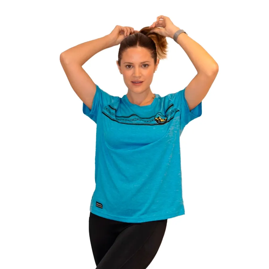 Imagen 5 de 6 de Remera Saucony Stopwatch El Cruce-TURQUESA