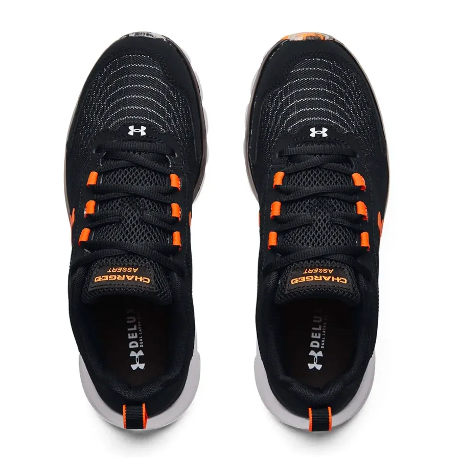 Imagen 3 de 4 de Zapatillas Under Armour Charged Assert 9-NEGRO/NARANJA