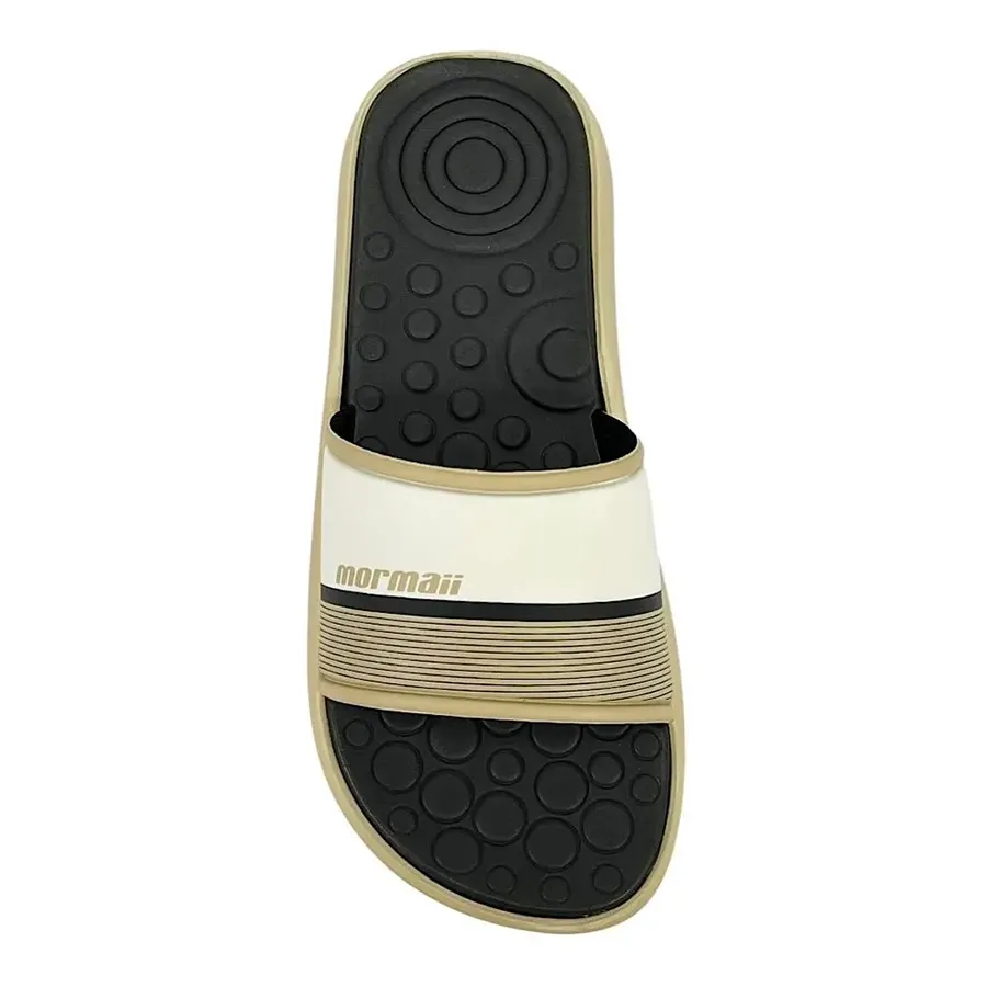 Imagen 3 de 5 de Sandalias Mormaii Quiver Pro Slide-BEIGE/NEGRO