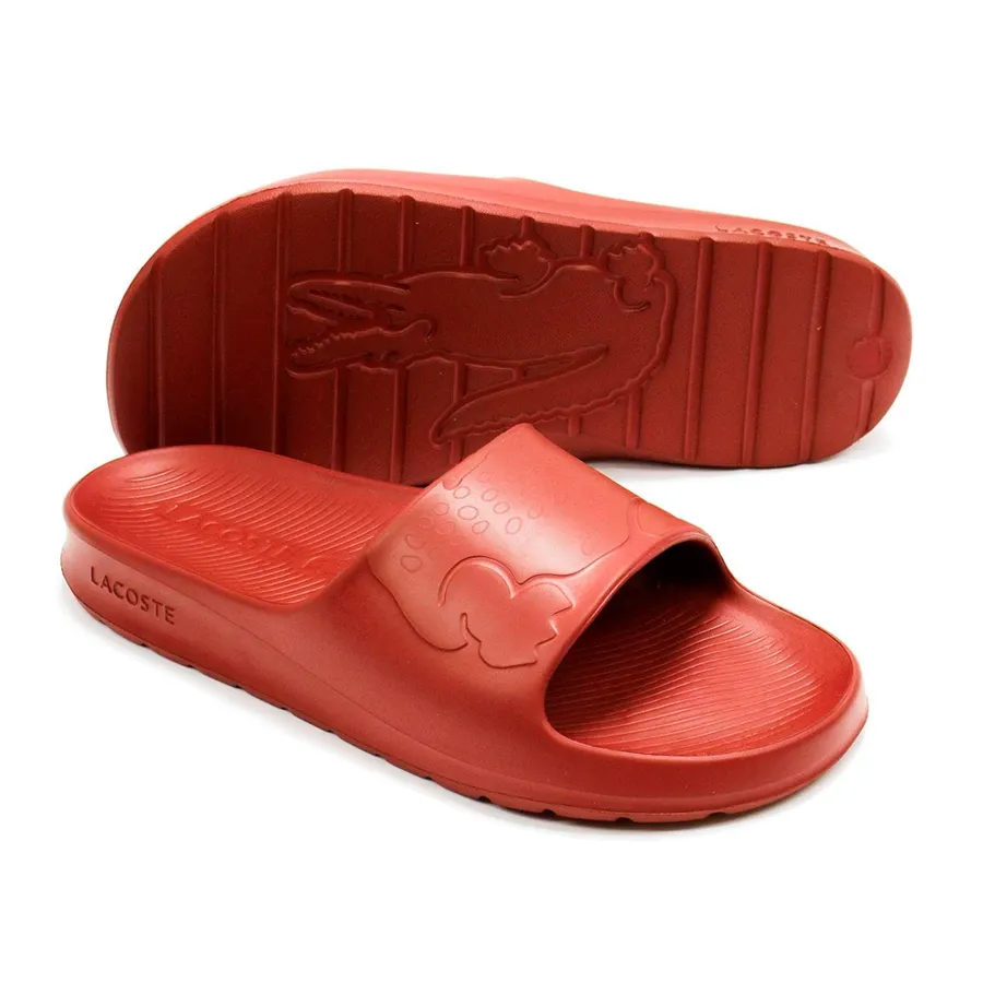 Imagen 3 de 4 de Ojotas Lacoste Croco 2.0-BORDO