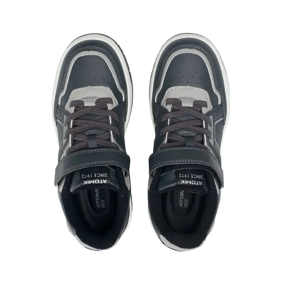 Imagen 6 de 8 de Zapatillas Atomik After Pro Con Abrojo-NEGRO/GRIS