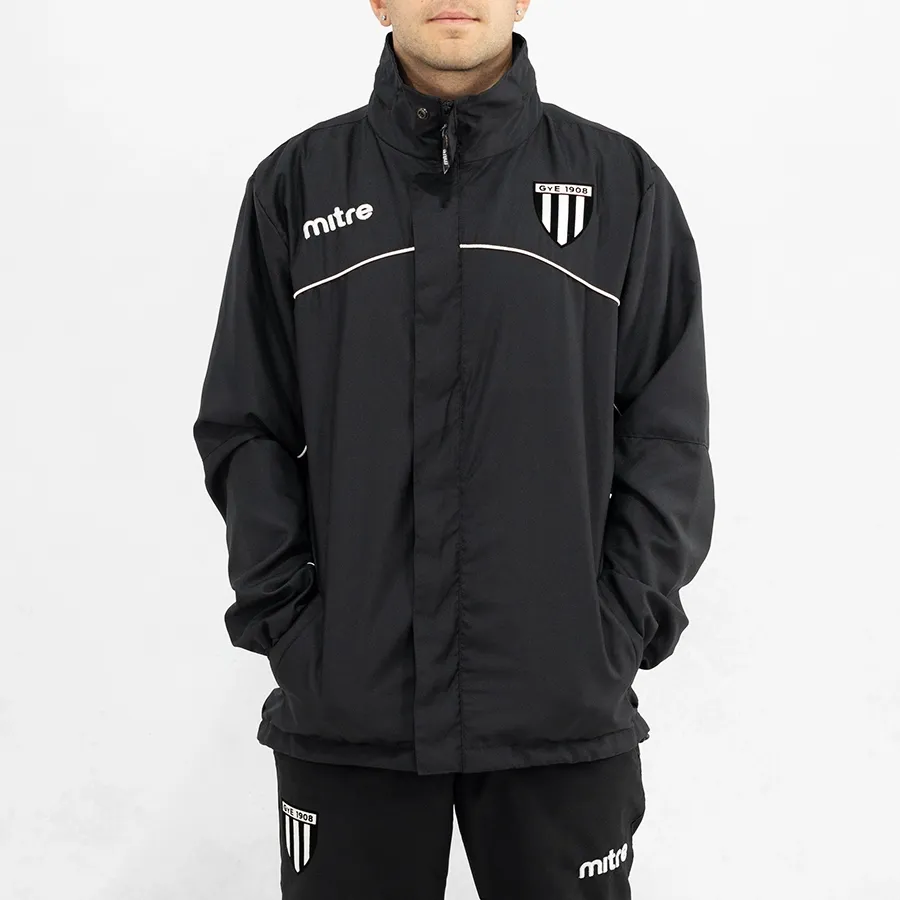 Imagen 7 de 8 de Campera Mitre Bench Jacket Gimnasia y Esgrima-NEGRO/BLANCO