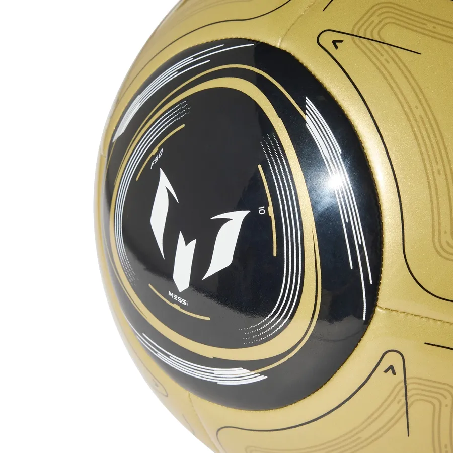 Imagen 3 de 4 de Pelota adidas Messi Club-DORADO/NEGRO