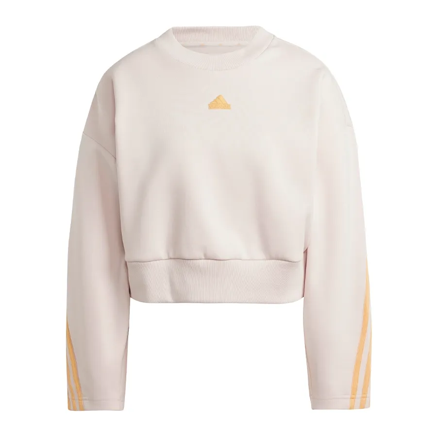 Imagen 2 de 5 de Buzo adidas Future Icon 3 Stripes-NUDE/AMARILLO