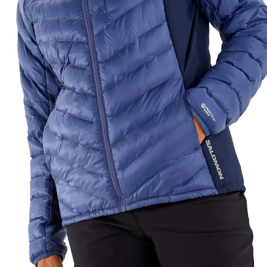 Imagen 3 de 8 de Campera Salomon Outline Primaloft Hdy-AZUL/MARINO