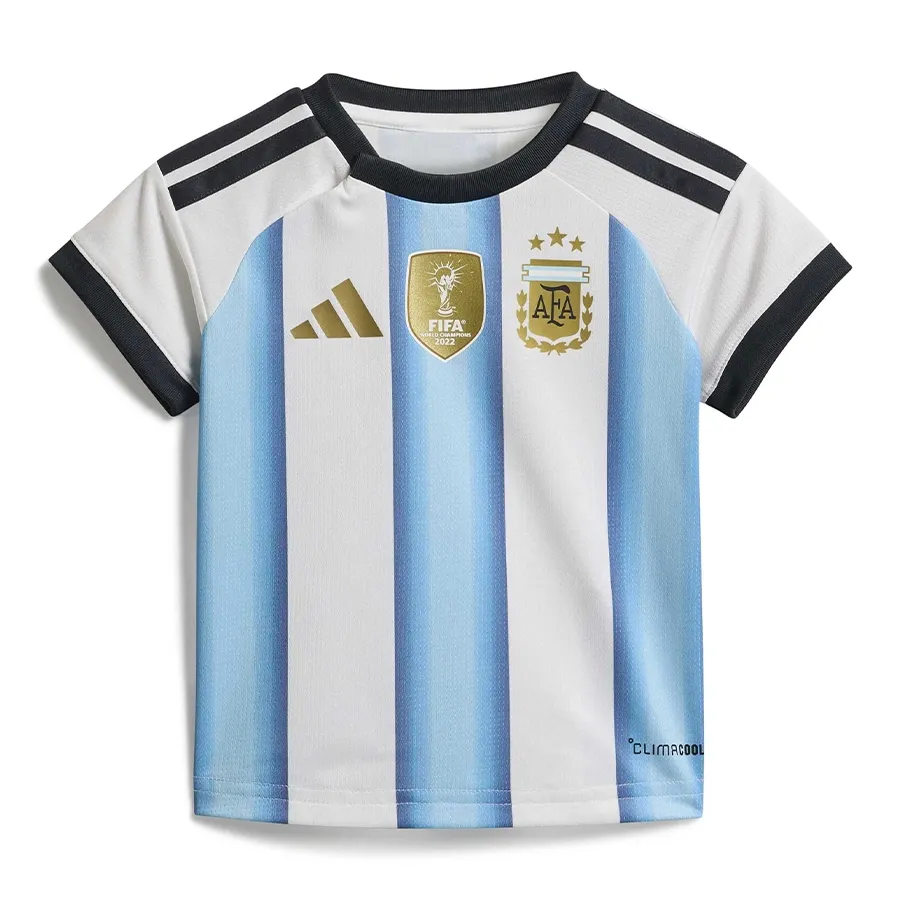 Imagen 1 de 7 de Conjunto adidas Uniforme titular AFA 26-BLANCO/AZUL/CELESTE